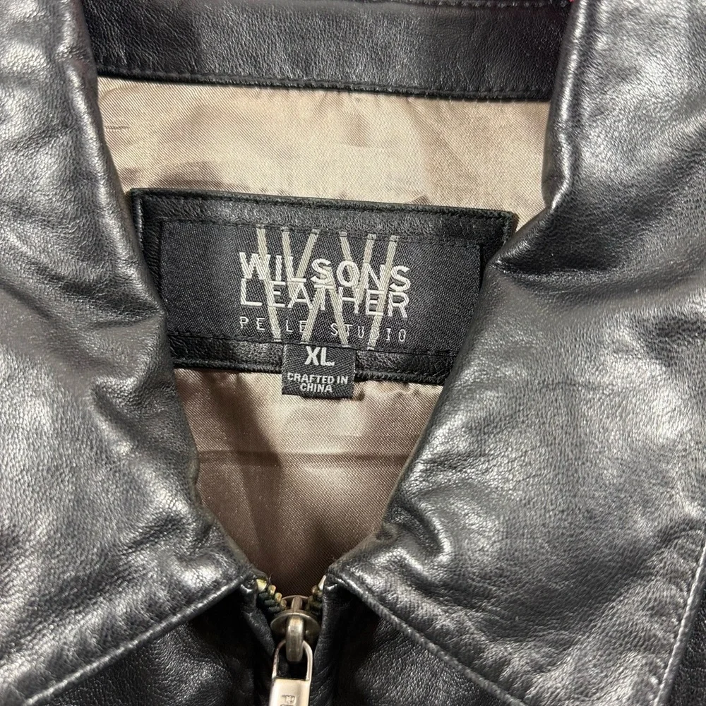 Wilsons Leather sleek leather jacket